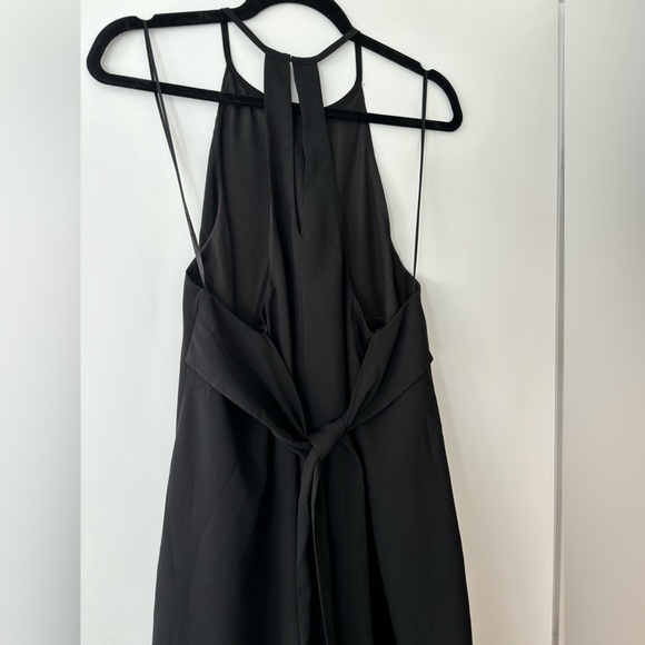 Black Chiffon Cocktail Dress - Picture 3 of 5